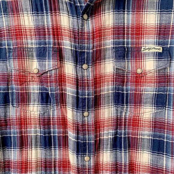 Lucky Brand Western Shirt w/pearl snaps - Picture 4 of 12
